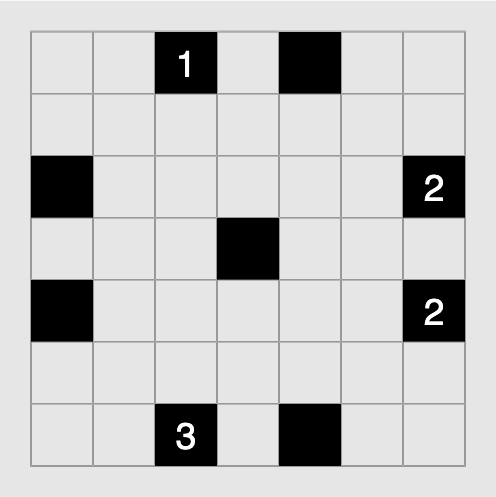 Akari Light Up — actual puzzle board on SonoTap