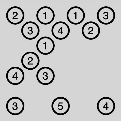 Hashi Bridges — actual puzzle board on SonoTap