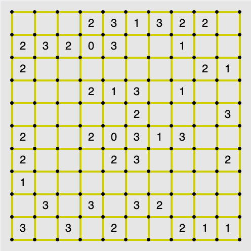 Slitherlink — actual puzzle board on SonoTap